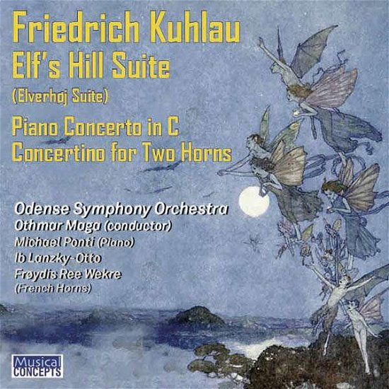 Cover for Michale Ponti / Odense Symfoniorkester / Othmar Maga m.m. · Elverhøj-suite / Klaverkoncert / Concertino for 2 horn Musical Concepts Klassisk (CD) (2016)