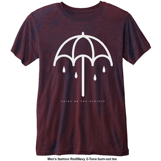 Cover for Bring Me The Horizon · Bring Me The Horizon Unisex T-Shirt: Umbrella (Burnout) (T-shirt) [size S] [Blue, Red - Unisex edition]