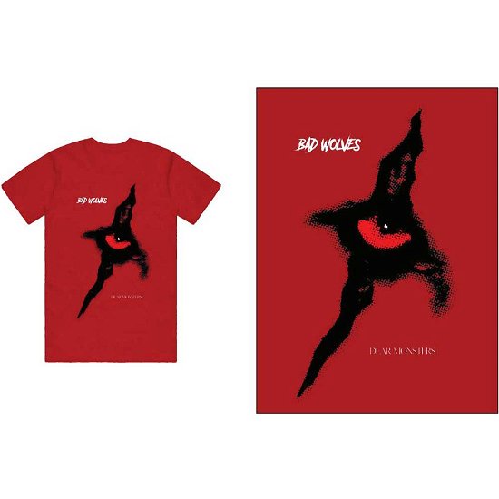 Bad Wolves Unisex T-Shirt: Dear Monsters Eye - Bad Wolves - Produtos -  - 5056561001012 - 