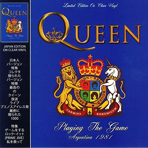 Playing The Game - Argentina 1981 - Clear Vinyl - Queen - Música - CODA RECORDS LTD - 5060420347012 - 1 de março de 2019