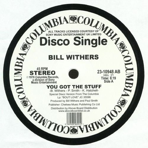 Cover for Bill Withers · You Got The Stuff (LP) (2018)
