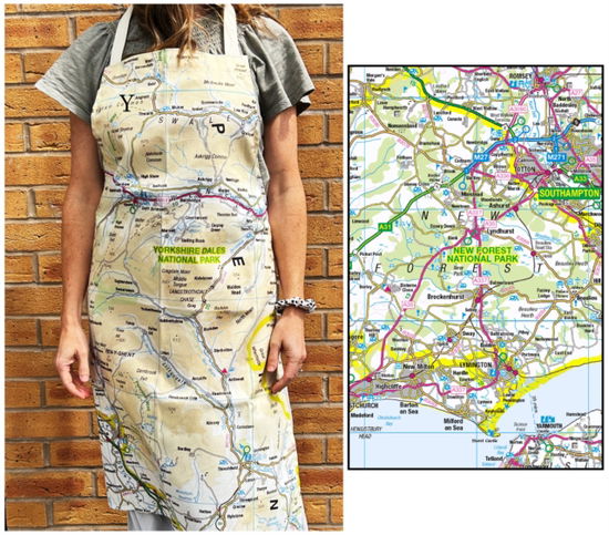 Cover for OS Map Adult Apron - New Forest National Park (MERCH) (2025)