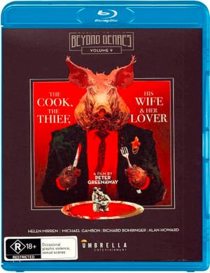 Cover for Blu · The Cook, the Thief, His Wife and Her Lover (Beyond Genres) (Blu-ray) (Blu-ray) (2021)