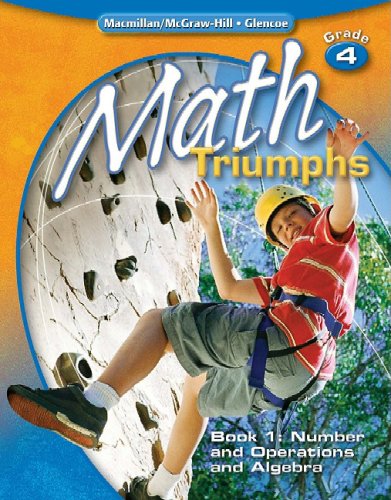 Cover for Mcgraw-hill · Math Triumphs, Grade 4, Student Study Guide, Book 1: Number and Operations and Algebra (Paperback Book) (2008)