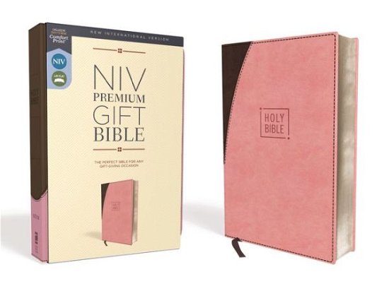 NIV, Premium Gift Bible, Leathersoft, Pink / Brown, Red Letter Edition, Comfort Print - Zondervan - Bøger - HarperCollins Publishers - 9780310094012 - 5. marts 2019