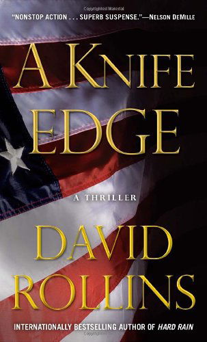 Cover for David Rollins · A Knife Edge: a Thriller (Vin Cooper) (Paperback Book) [Reprint edition] (2010)