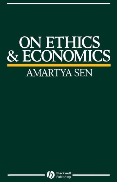 Cover for Sen, Amartya K. (Harvard University) · On Ethics and Economics (Paperback Book) (1989)
