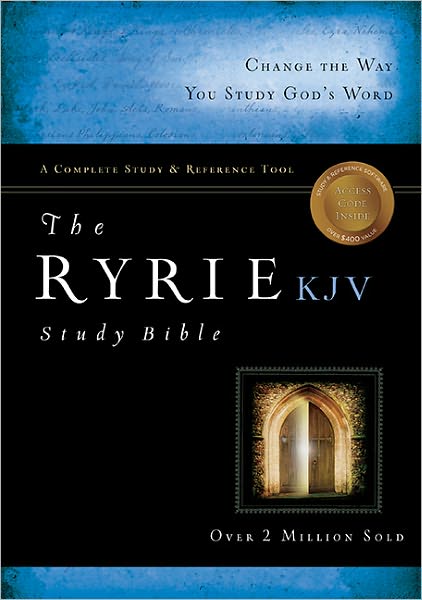 Cover for Charles C. Ryrie · KJV Ryrie Study Bible Genuine Leather, Black, Red Letter (Leather Book) [Update edition] (2008)