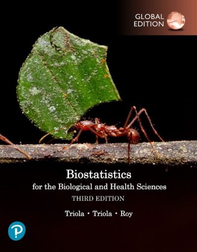 Cover for Mario Triola · Biostatistics for the Biological and Health Sciences, Global Edition (Paperback Book) (2023)