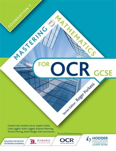 Cover for Gareth Cole · Mastering Mathematics for OCR GCSE: Foundation 1 - Mastering Mathematics for OCR GCSE (Paperback Book) (2015)