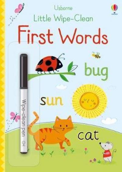 Little Wipe-Clean First Words - Little Wipe-Clean - Felicity Brooks - Bøger - Usborne Publishing Ltd - 9781474951012 - 28. juni 2018