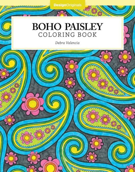 Cover for Debra Valencia · Boho Paisley Coloring Book (Paperback Book) (2015)