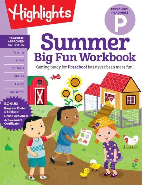 Cover for Summer Big Fun Workbook Preschool Readiness - Highlights Summer Learning (Paperback Book) (2021)