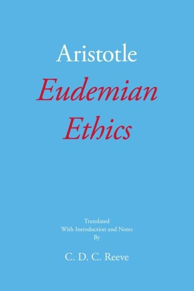Cover for Aristotle · Eudemian Ethics - The New Hackett Aristotle (Taschenbuch) (2021)