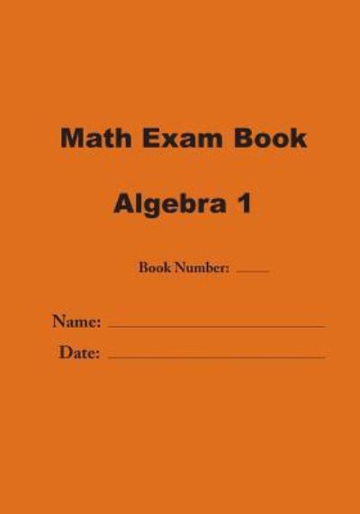 Cover for Jose Valladares · Math Exam Book (Paperback Book) (2017)