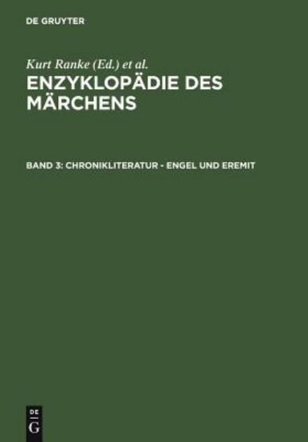 Cover for Kurt Ranke · Chronikliteratur - Engel und Eremit (Book) (1981)