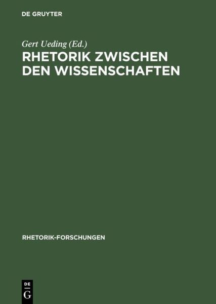 Cover for Gert Ueding · Rhetorik zwischen den Wissenschaften (Book) (1991)