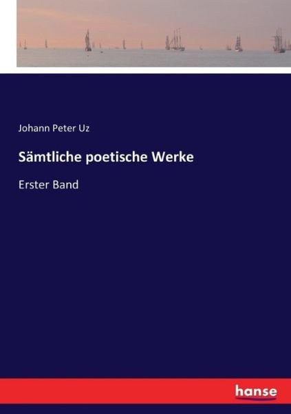 Cover for Uz · Sämtliche poetische Werke (Bog) (2016)