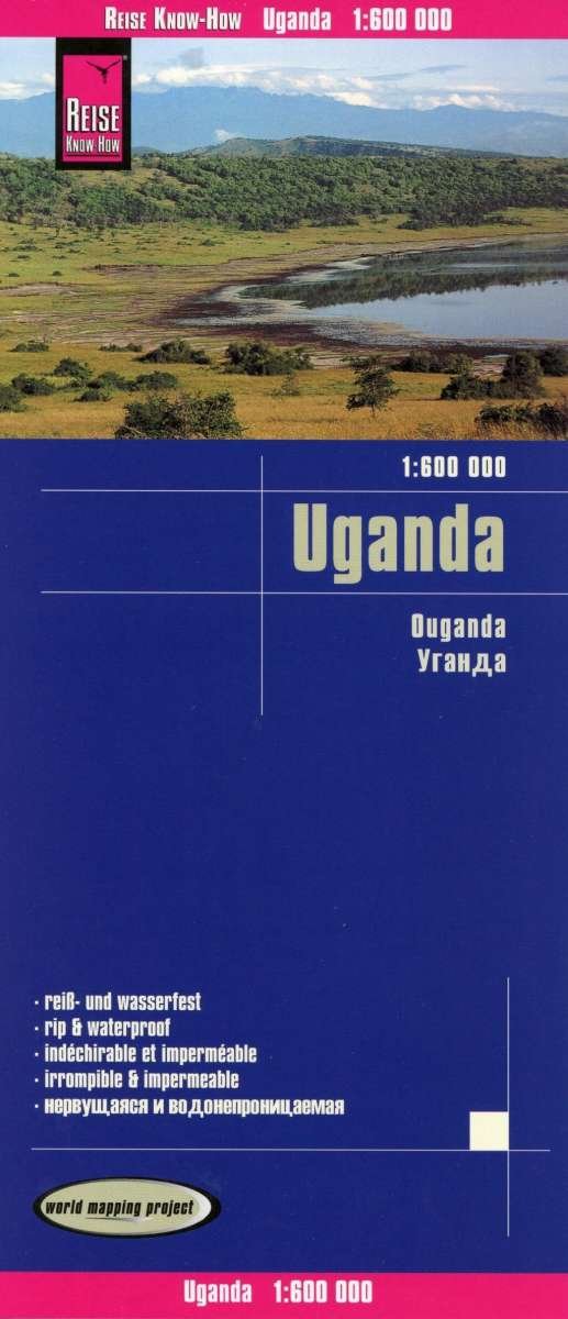 Cover for Reise Know-How · Uganda (1:600.000) (Landkart) (2018)