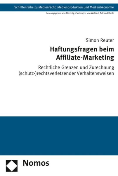 Cover for Reuter · Haftungsfragen beim Affiliate-Ma (Book) (2016)