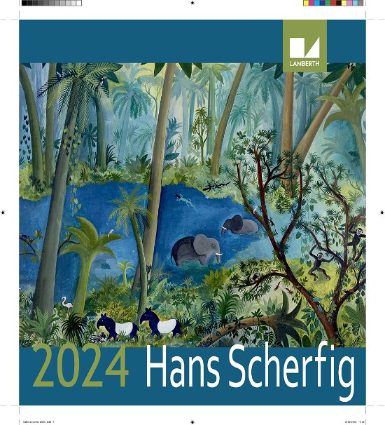 Hans Scherfig kalender 2024 - Hans Scherfig - Bøger - LAMBERTH - 9788775662012 - May 5, 2023