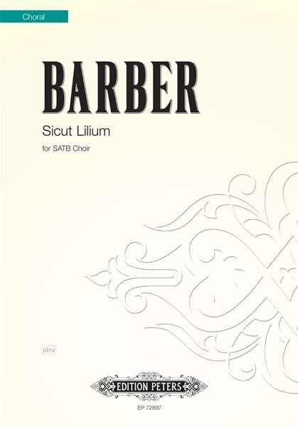 Cover for John Barber · Sicut Lilium Mixed Voice Choir (Paperback Book) (2017)