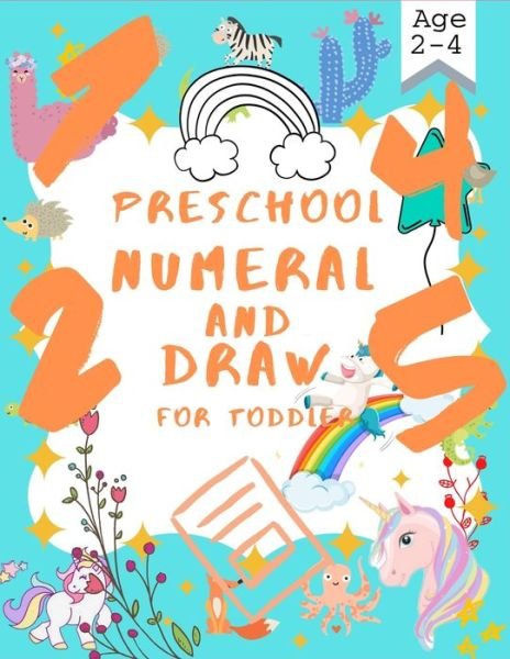 Cover for Sr Bright House · Preschool numeral and draw for toddler age 2-4 (Paperback Book) (2020)
