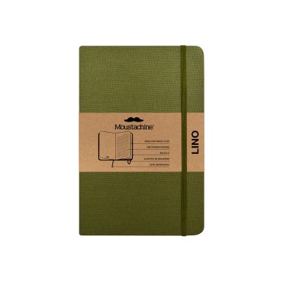 Cover for Moustachine · Moustachine Classic Linen Pocket Military Green Ruled Flex (Book) (2024)