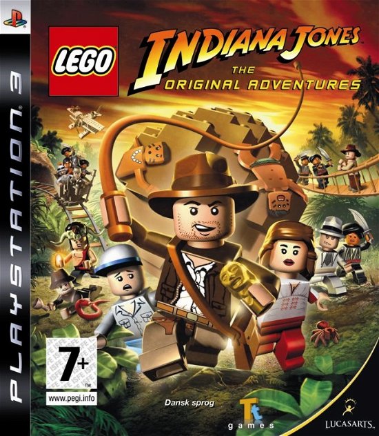 Cover for Spil-playstation 3 · LEGO Indiana Jones: The Original Adventures DK (PS3) (2008)