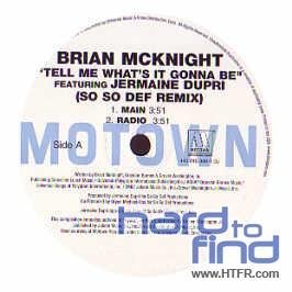 Tell Me What's It Gonna Be - Brian Mcknight - Musik - MOTOWN - 0044001588013 - 13. januar 2023