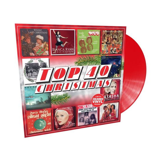 Cover for Top 40 Christmas / Various (LP) [Coloured edition] (2023)