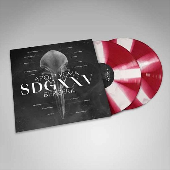 Cover for Apoptygma Berzerk · Sdgxxv (Cornetto Red / White Vinyl) (LP) [Coloured edition] (2019)