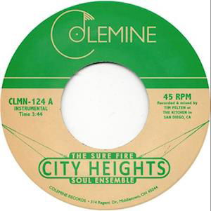 Cover for Sure Fire Soul Ensemble · City Heights / Strollin' Adams (7&quot;) (2014)