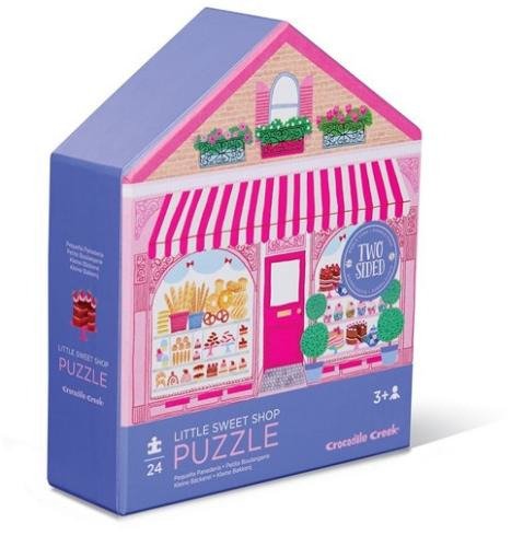 Cover for 24 · 24-delige dubbelzijdige Puzzel - Snoepwinkel (Sweet Shop) (Leketøy)