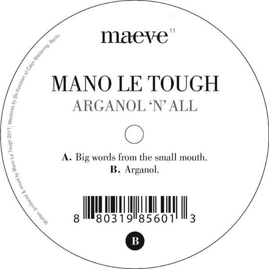 Cover for Mano Le Tough · Arganol 'n' All (LP) (2017)