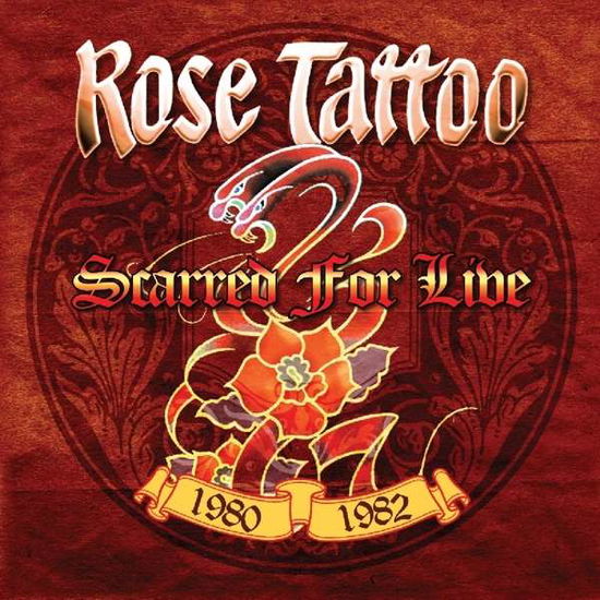 Cover for Rose Tattoo · Scarred For Live 1980-1982 (LP) [Coloured edition] (2019)