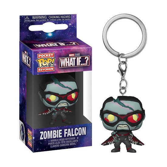 What If.. ? - Zombie Falcon (Portachiavi) - Marvel: Funko Pop! Keychain - Produtos - Funko - 0889698574013 - 18 de novembro de 2021
