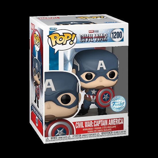Cover for Marvel: Funko Pop! · Civil War Bas - Captain America (MERCH)