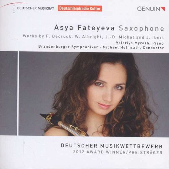 Cover for Fateyevamyroshhelmrath · Asya Fateyeva  Saxophone (CD) (2015)