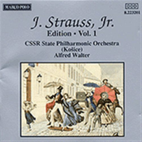 * J.Strauss,Jr.Edition Vol.1 - Walter / Staatsphilh. Der Cssr - Musiikki - Marco Polo - 4891030232013 - torstai 16. toukokuuta 1991