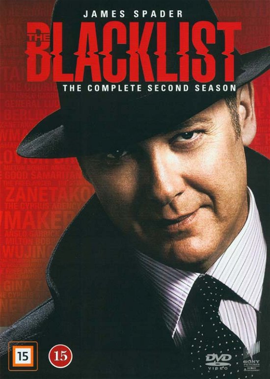 Cover for Blacklist · Blacklist The Complete Second Season (DVD) (2015)