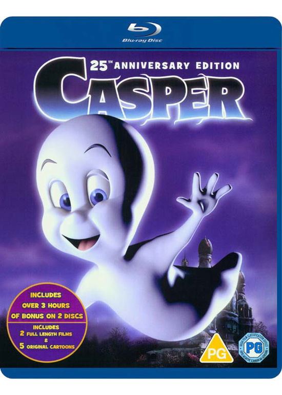 Casper Blu-Ray + - Casper 25th Ann. BD - Películas - Universal Pictures - 5053083220013 - 7 de septiembre de 2020