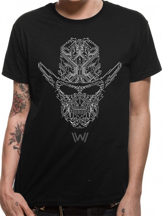 Cover for Westworld · Circuit Face (T-Shirt Unisex Tg. S) (T-shirt)