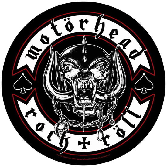 Motorhead Back Patch: Biker - Motörhead - Produtos - PHD - 5055339783013 - 28 de outubro de 2019