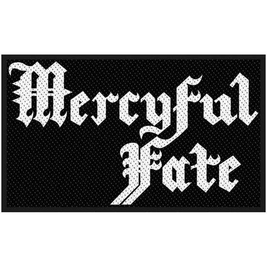 Cover for Mercyful Fate · Mercyful Fate Standard Patch: Logo (Retail Pack) (Patch) [Black edition] (2019)