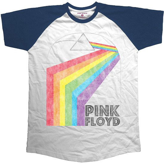 Pink Floyd Unisex Raglan T-Shirt: Prism Arch - Pink Floyd - Merchandise - Perryscope - 5055979972013 - 