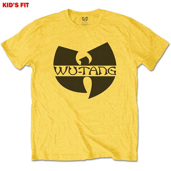 Cover for Wu-Tang Clan · Wu-Tang Clan Kids T-Shirt: Logo (11-12 Years) (T-shirt) [size 11-12yrs] [Yellow - Kids edition]