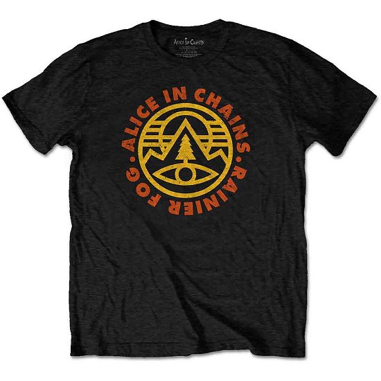 Cover for Alice In Chains · Alice in Chains Unisex T-Shirt: Pine Emblem (T-shirt) [size L] [Black - Unisex edition]