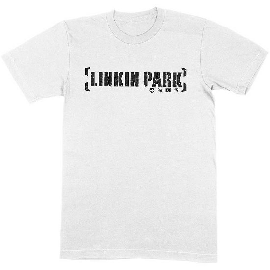 Linkin Park Unisex T-Shirt: Bracket Logo - Linkin Park - Koopwaar -  - 5056561004013 - 