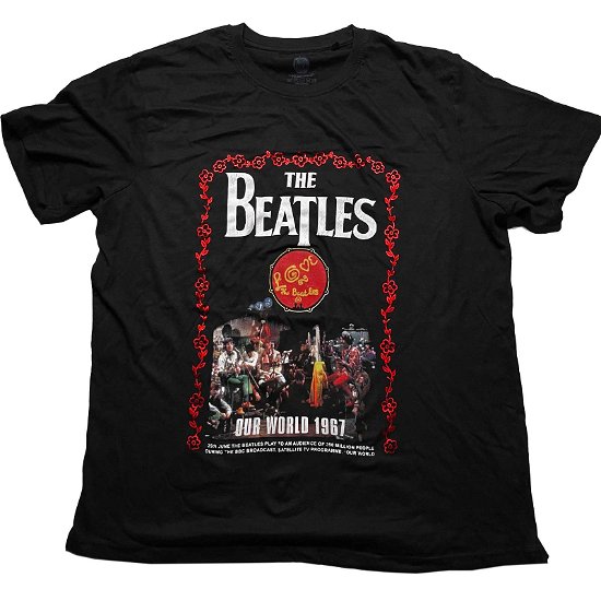 The Beatles Unisex T-Shirt: Our World 1967 - The Beatles - Marchandise -  - 5056561059013 - 
